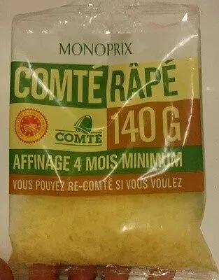 Comté râpé affinage 4 mois minimum