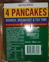 Pancakes brunch, breakfast et tea time