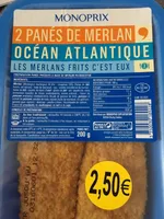 2 Panés de Merlan Océan Atlantique