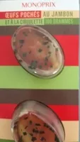 Oeufs pochés au jambon et à la ciboulette