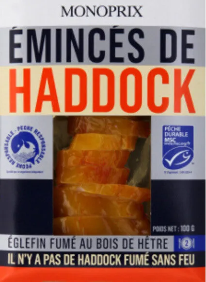 Émincés de Haddock
