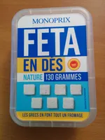 Feta AOP (24% MG) Nature en dés - 130 g - Monoprix