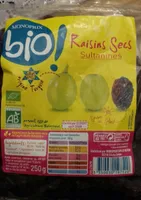 Raisins secs Sultanines