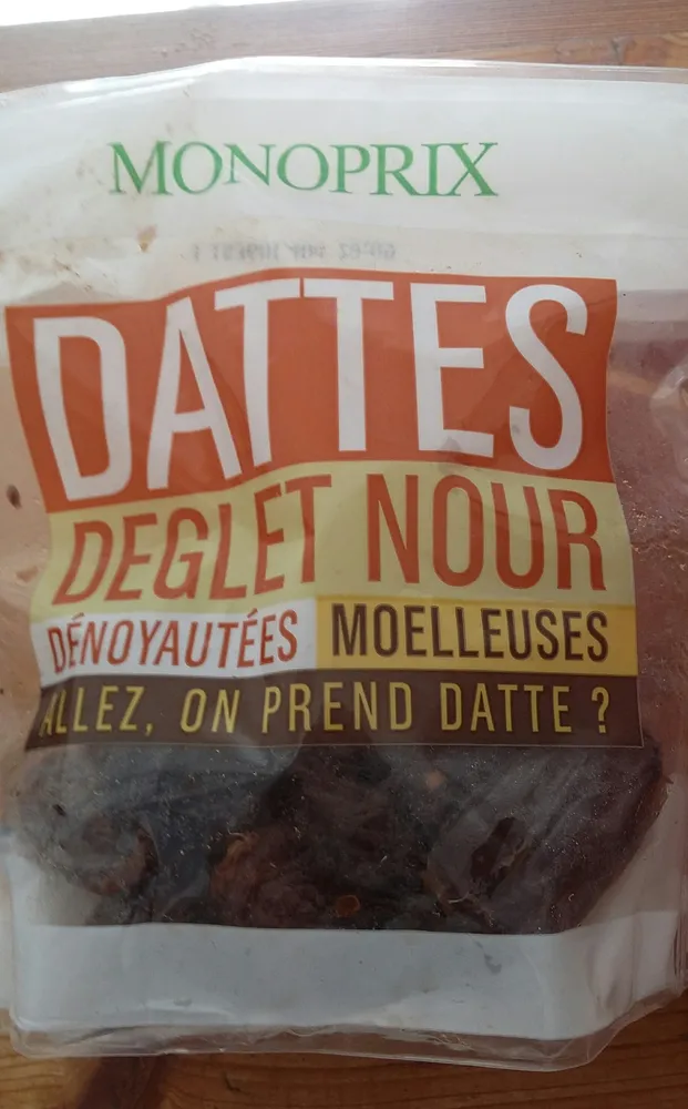 Dattes Deglet Nour dénoyautées