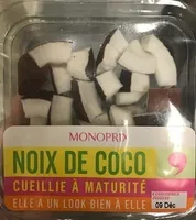 Noix de coco bio cueillie à maturité