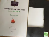 Saumon atlantique fumé élevé en Irlande