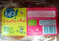6 Gaufres au Miel à la farine d'épeautre