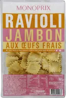 Ravioli jambon aux oeufs frais