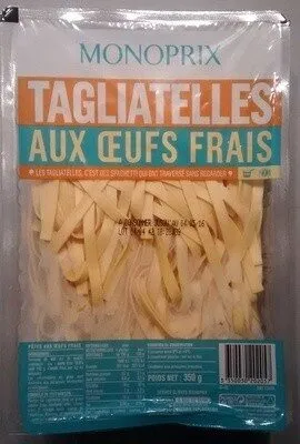 Tagliatelles aux œufs frais