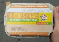 Œufs frais de poules élevées en plein air