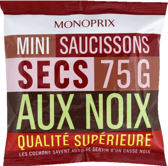 Mini saucisson aux noix