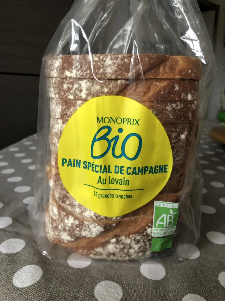 Pain spécial de campagne au levain bio