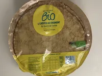 4 crêpes au froment, au sucre de canne