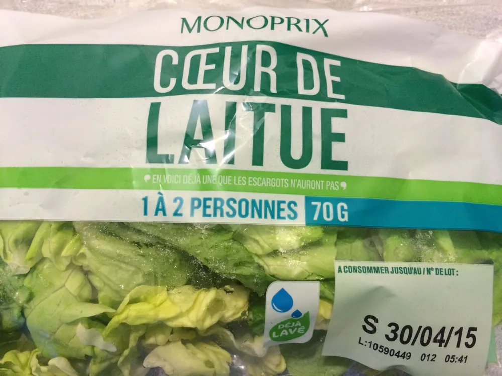 Cœur de Laitue (1 à 2 personnes)