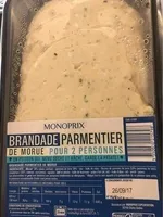 Brandade parmentier de morue