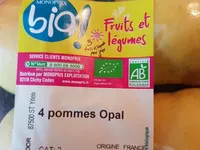 Pomme jaune Bio, Variété Golden, Catégorie 2