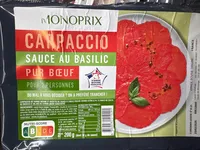 Carpaccio pur boeuf