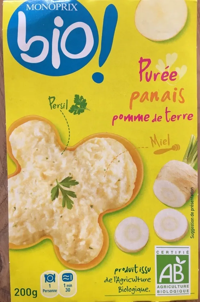 Purée de Panais et de Pomme de Terre