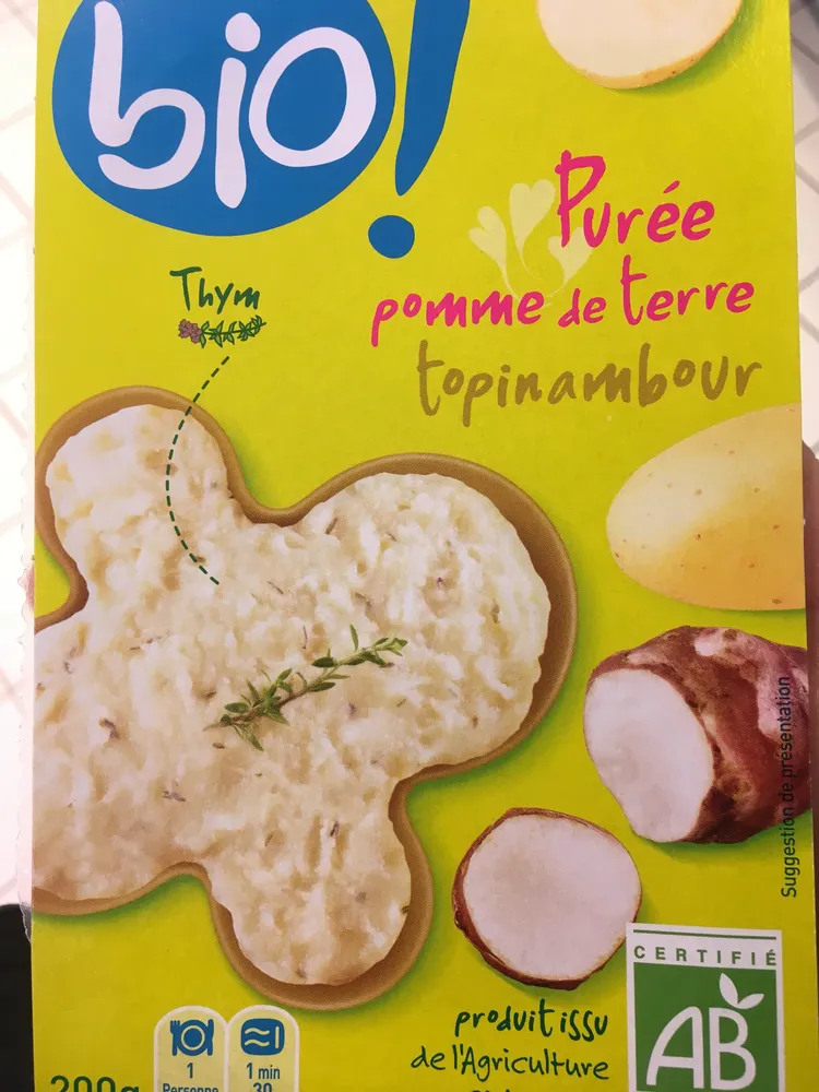 Purée pomme de terre topinambour