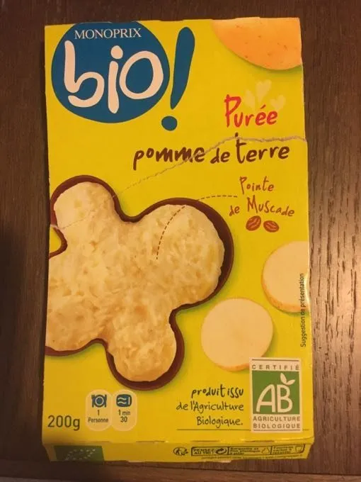 Purée pomme de terre pointe de muscade