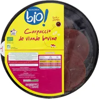 Carpaccio de viande bovine