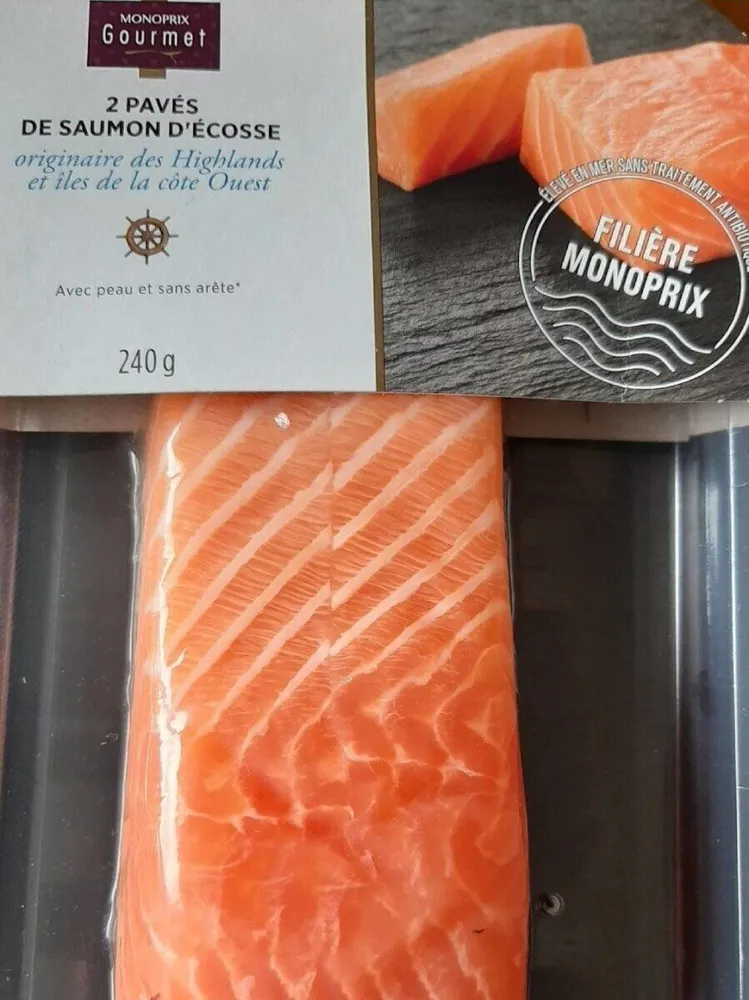 Pavés de saumon d'Ecosse