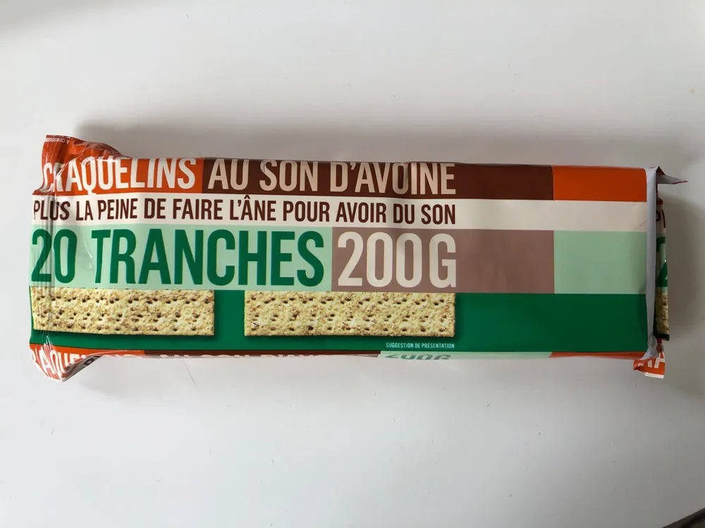 Craquelins au son d'avoine