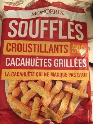 Soufflés croustillants cacahuètes grillées