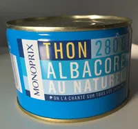 Thon Albacore au naturel