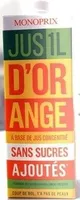 Jus d'orange Monoprix