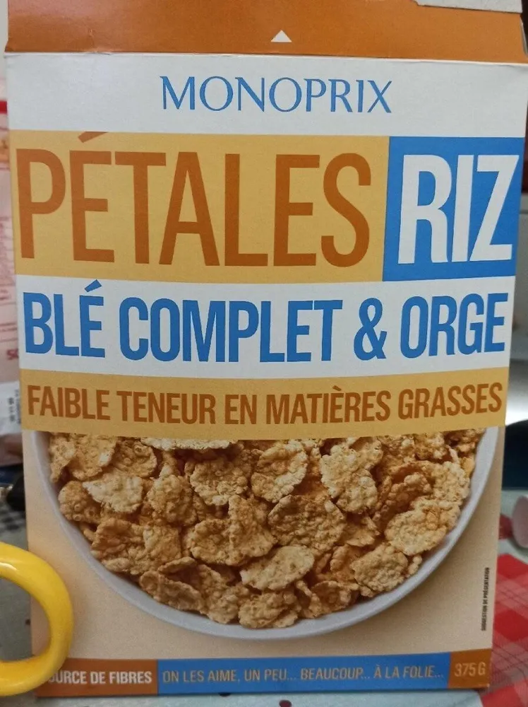 Pétales Riz blé complet & orge