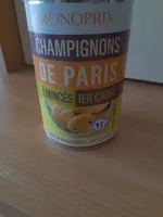 Champignons de paris eminces