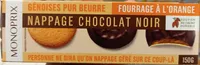 Génoises fourrage à l'orange nappées de chocolat noir