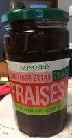 Confiture extra de fraises