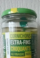 Cornichons extra-fins croquants au vinaigre