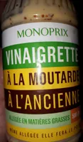 Vinaigrette à la moutarde à l'ancienne allégée en matières grasses