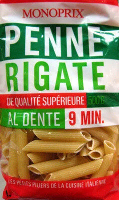 Penne Rigate (Al dente 12 mn)