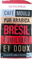 Café moulu pur arabica Brésil