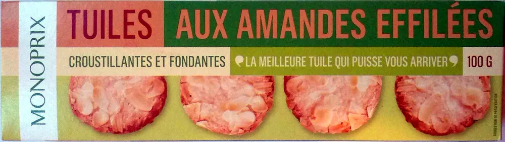 Tuiles aux amandes effilées