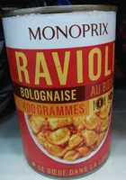 Ravioli Bolognaise au Bœuf