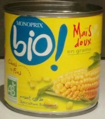 Maïs doux en grains
