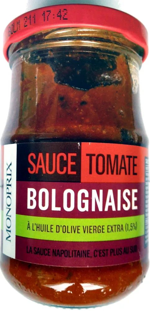 Sauce Tomate Bolognaise