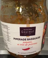 Piperade basquaise tomates🍅 et duo de poivrons au piment d'Espelette