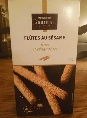Flûtes fines et croquantes au sésame