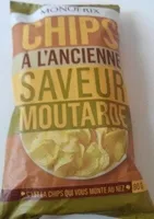 Chips à l'ancienne saveur moutarde
