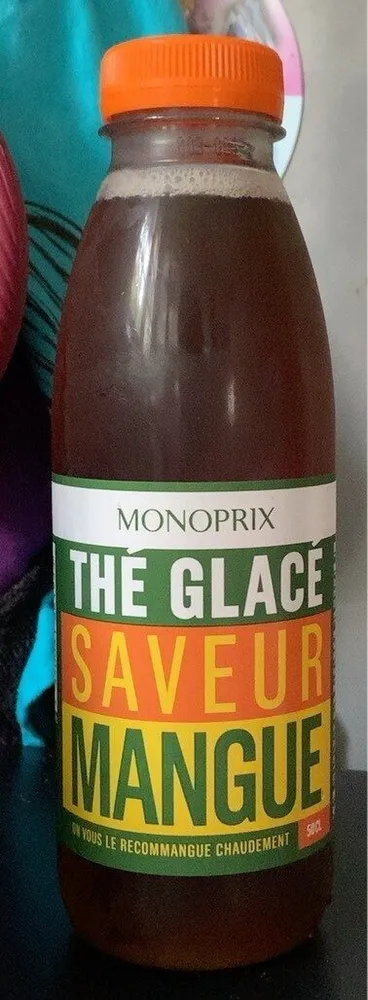 Thé glacé saveur mangue