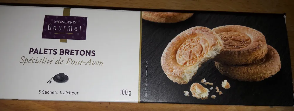 Palets bretons, spécialité de Pont-Aven