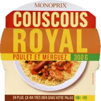Couscous Royal au poulet et merguez