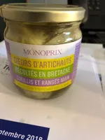 Curs D'artichauts importés du Pérou, Marque Monoprix