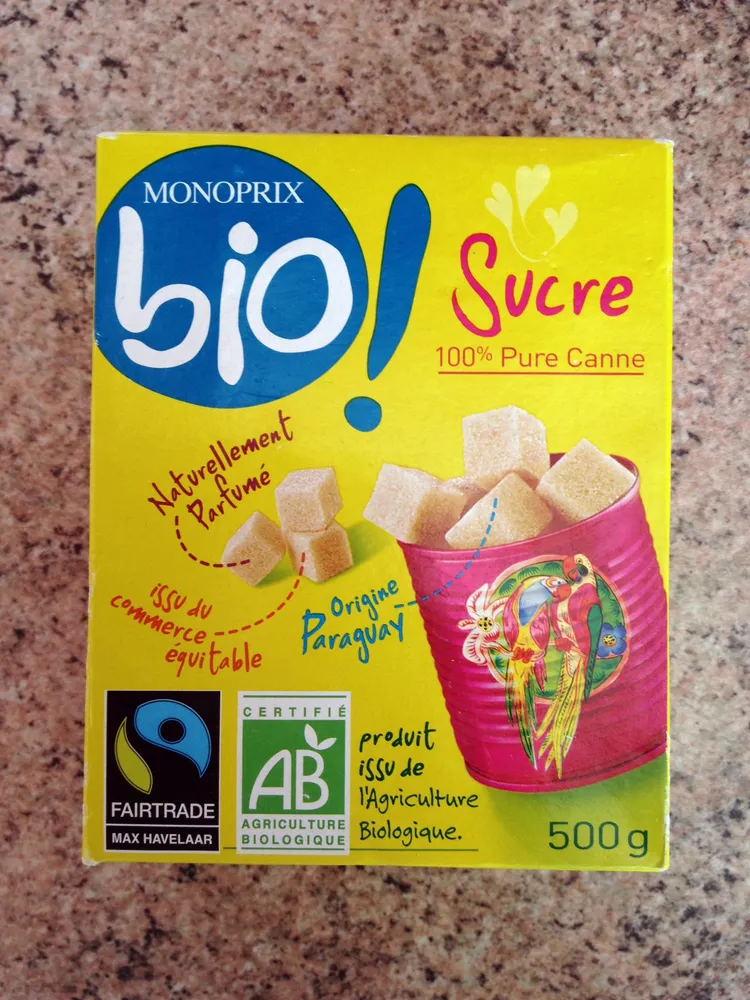 Sucre 100% pure canne